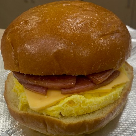 prok roll egg and cheese
